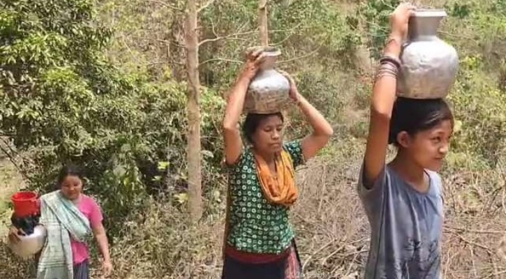 সাজেকে পানি সংকট চরমে